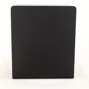 Left side view of a used Acoustic Energy AE300 MKII Standmount Speaker in a matte black finish