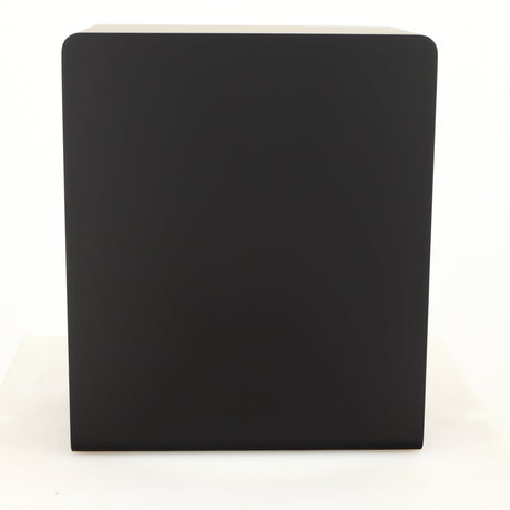 Left side view of a used Acoustic Energy AE300 MKII Standmount Speaker in a matte black finish