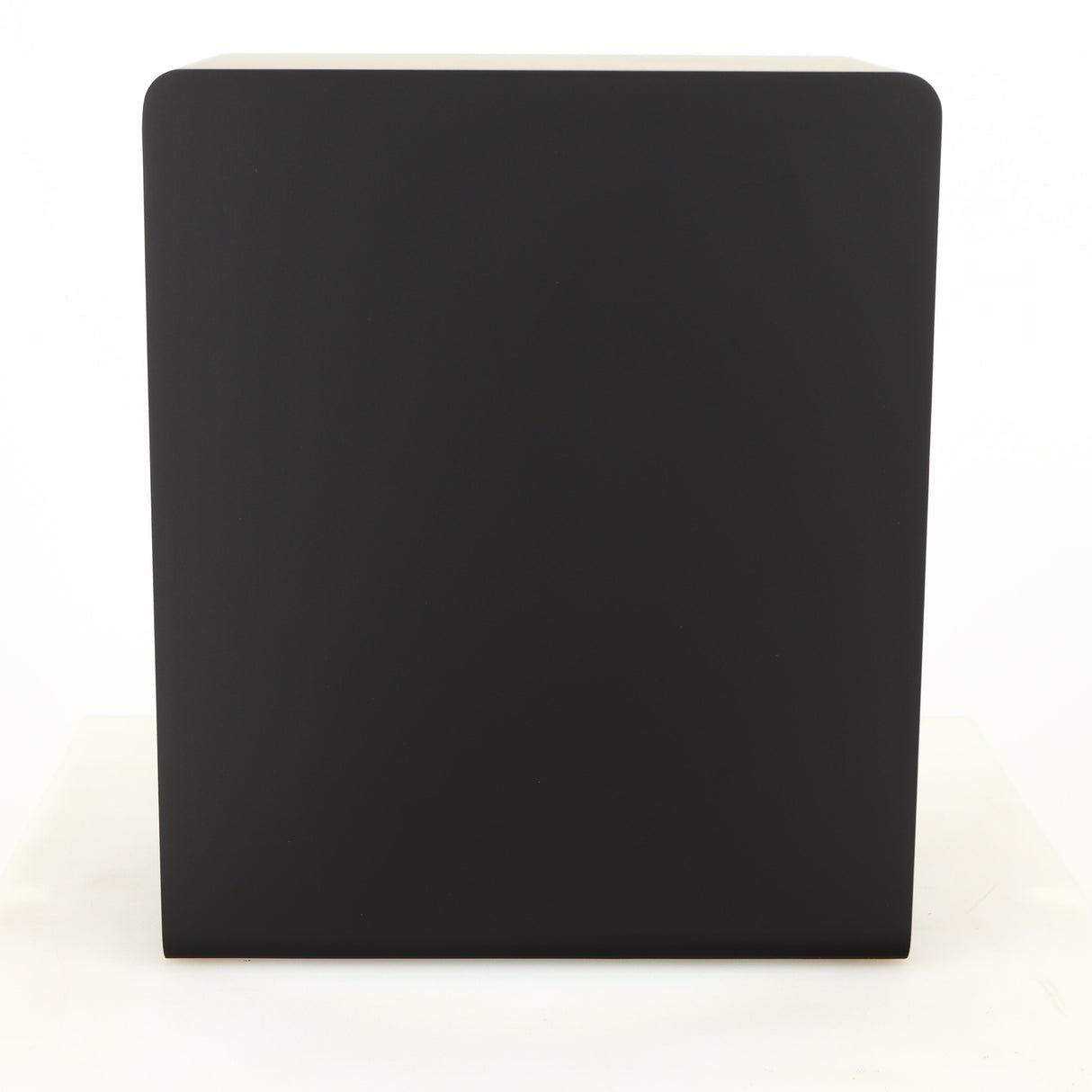Right side view of a used Acoustic Energy AE300 MKII Standmount Speaker in a matte black finish