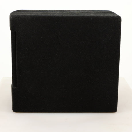 Rigth side view of a used Acoustic Precision Eikos FR1 Standmount Speaker in a black flock finish