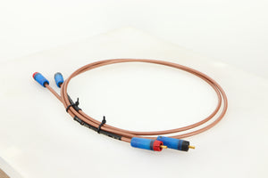 Front right angle of used Acoustic Precision Eikos Interconnect Cable 1.0m Pair