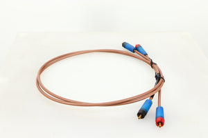 Left side view of used Acoustic Precision Eikos Interconnect Cable 1.0m Pair