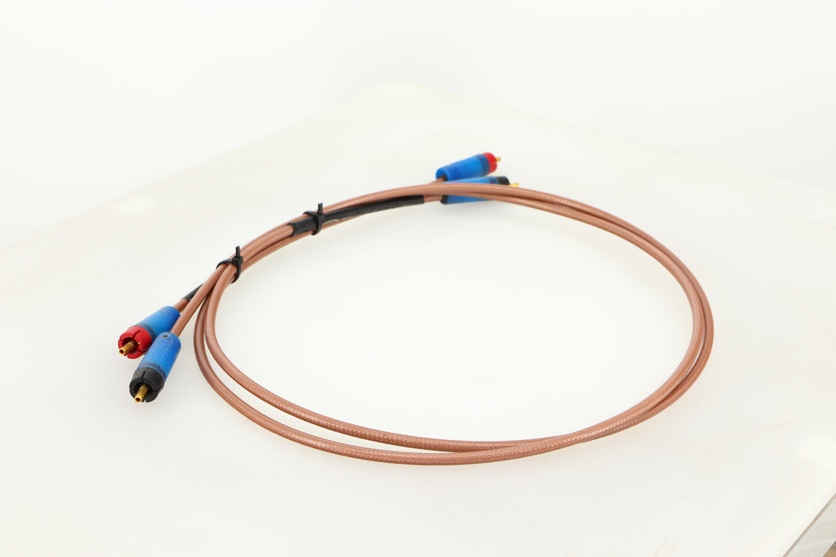 Rear right angle of used Acoustic Precision Eikos Interconnect Cable 1.0m Pair
