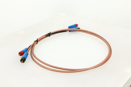 Rear right angle of used Acoustic Precision Eikos Interconnect Cable 1.0m Pair