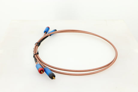 Right side view of used Acoustic Precision Eikos Interconnect Cable 1.0m Pair