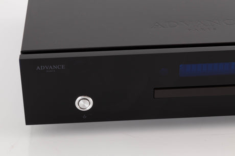 Close up view of a used Advance Paris X-D500 CD Transport