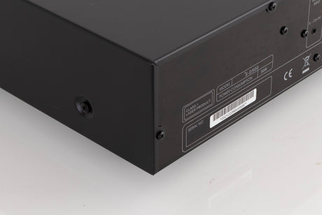 Rear left corner view of a used Advance Paris X-D500 CD Transport