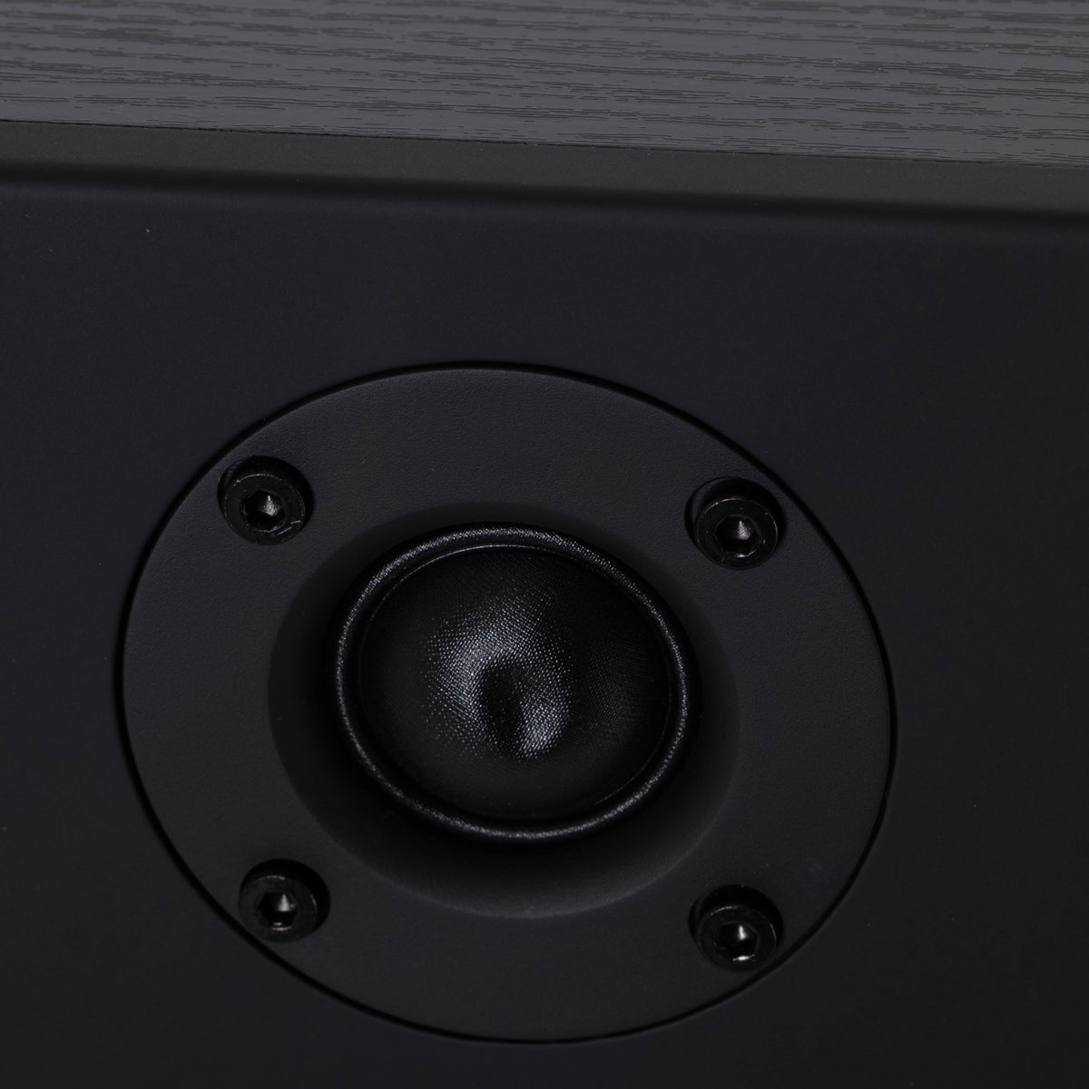 Close up of a used Advanced Paris AIR 65 Wireless Speaker - Bluetooth Only in a Black finish showing dimple in tweeter
