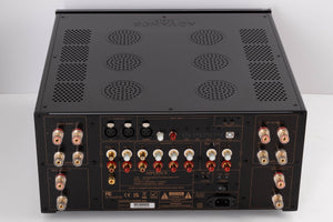 Rear view of a used Advanced Paris X-i1100 Integrated Amplifier in a Black finish