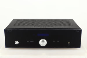 Front view of a used Advanced Paris X-i75 Integrated Amplifier in a black finish
