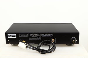 Rear view of a used AH! Njoe Tjoeb 4000 CD Player in a black finish showing Phono Outputs