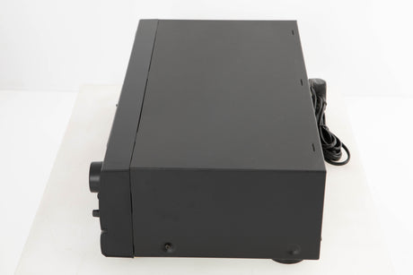 Side view of a used Aiwa AD-F460 Cassette Deck