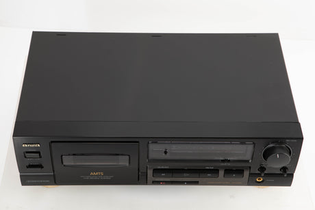 Top view of a used Aiwa AD-F460 Cassette Deck