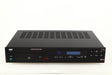 Front view of a used AMC XCDise-vt CD Player With MD5404us2 Tube Output in a black finish showing USB Input
