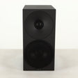 Front view of a used Amphion Helium 410 Standmount Speaker in a black finish