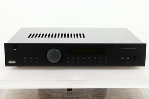 Front view of a used Arcam A19 Integrated Amplifier in Black finish