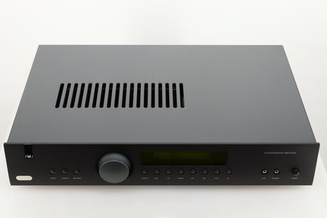 Top view of a used Arcam A19 Integrated Amplifier in Black finish