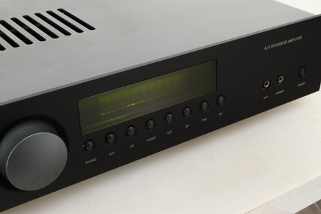 Close up view of a used Arcam A19 Integrated Amplifier