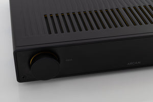 Close up view of a used Arcam A25 Radia Integrated Amplifier