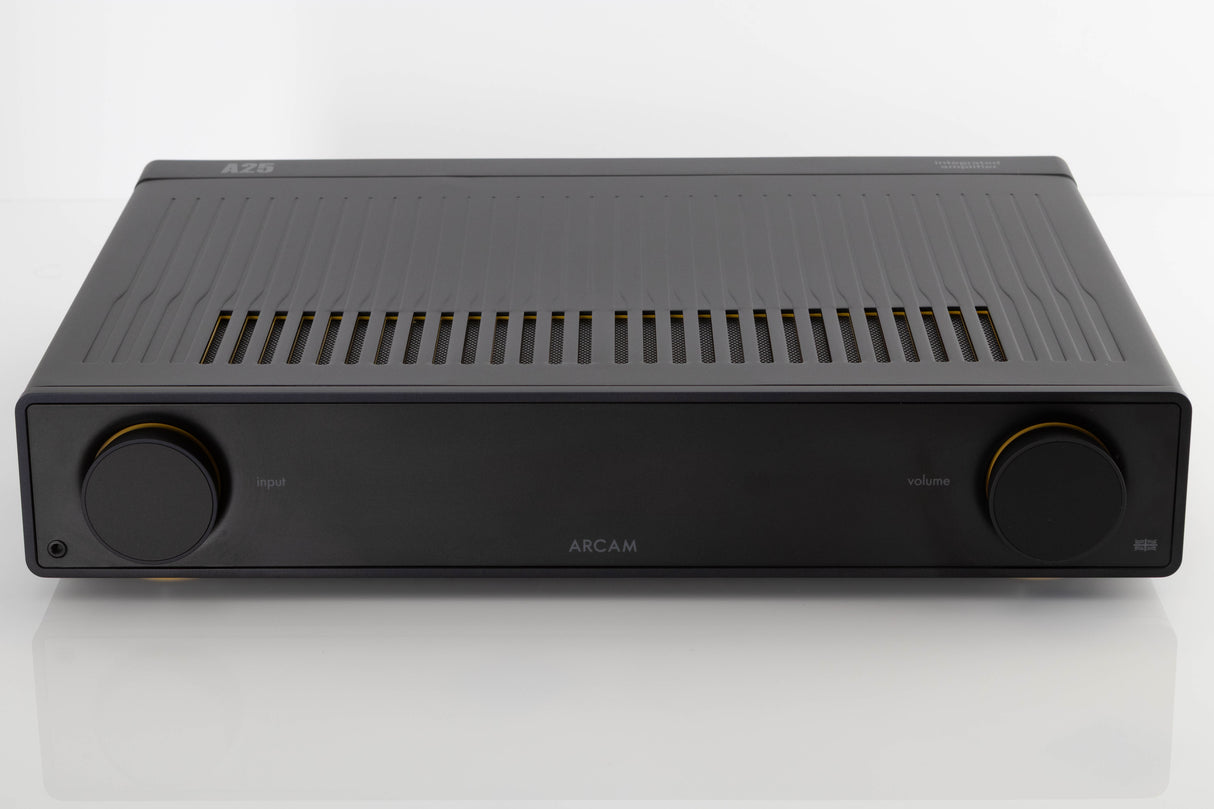 Front view of a used Arcam A25 Radia Integrated Amplifier