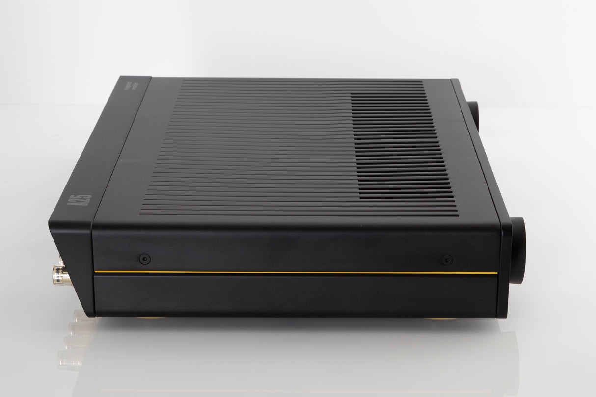 Side view of a used Arcam A25 Radia Integrated Amplifier