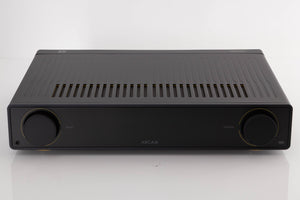 Front view of a used Arcam A5 Integrated Amplifier in a Black finish