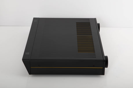 Left side view of a used Arcam A5 Integrated Amplifier in a black finish