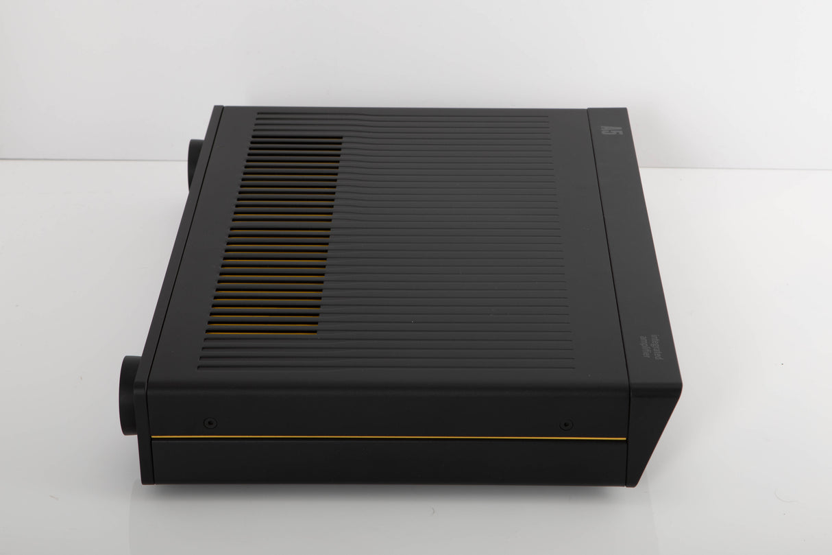 Right side view of a used Arcam A5 Integrated Amplifier in a black finish