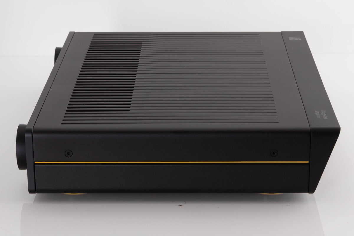 Right side view of a used Arcam A5 Integrated Amplifier in a Black finish