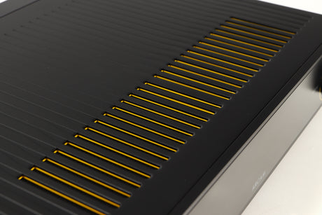 Close up view of a used Arcam A5+ Integrated Amplifier