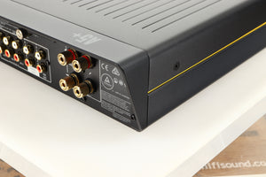 Rear right corner view of a used Arcam A5+ Integrated Amplifier