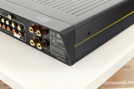 Rear right corner view of a used Arcam A5+ Integrated Amplifier