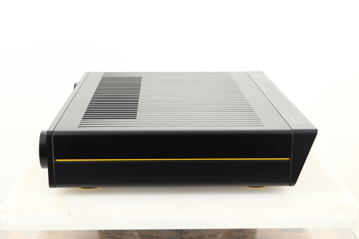 Side view of a used Arcam A5+ Integrated Amplifier