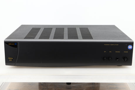 Front view of a used Arcam Alpha 10 Power Amplifier