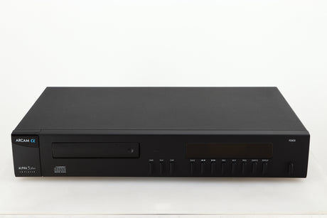 Front view of a used Arcam Alpha 5 Plus CD Player in a black finish
