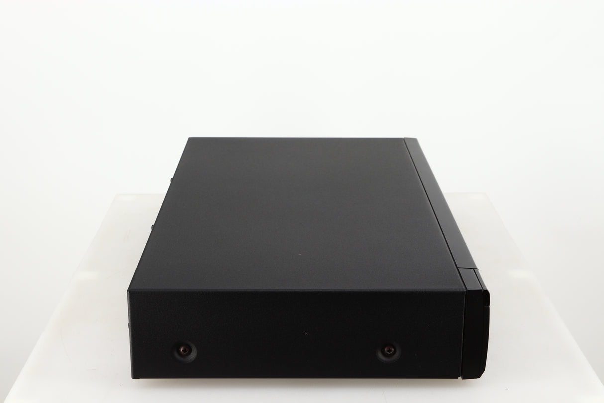 Left side view of a used Arcam Alpha 5 Plus CD Player in a black finish