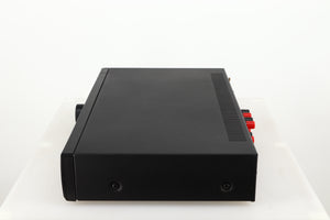 Right side view of a used Arcam Alpha 5 Plus Integrated Amplifier in a black finish