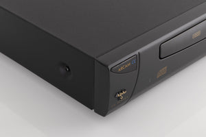 Front left corner view of a used Arcam Alpha 9 CD Player