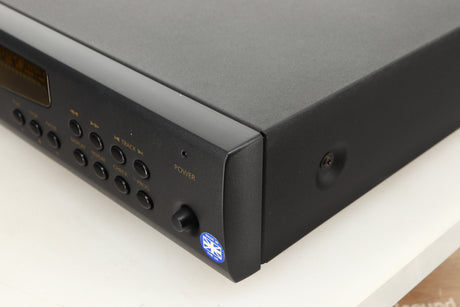 Front right corner view of a used Arcam Alpha 9 CD Player