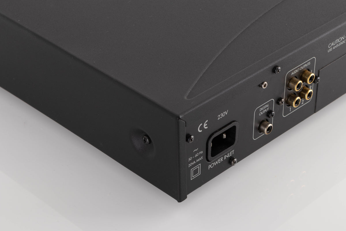 Rear left corner view of a used Arcam Alpha 9 CD Player