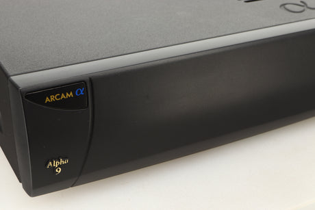 Close up view of a used Arcam Alpha 9 Power Amplifier