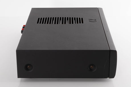Left side view of a used Arcam Alpha 9 Power Amplifier in a Black finish