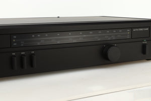 Close up view of a used Arcam Alpha II AM/FM Tuner showing the fascia