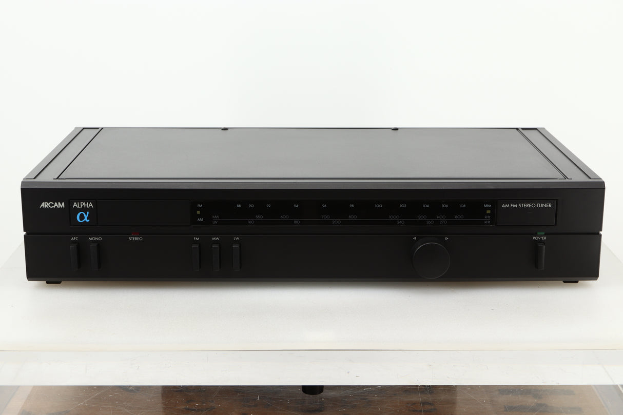 Front view of a used Arcam Alpha II AM/FM Tuner