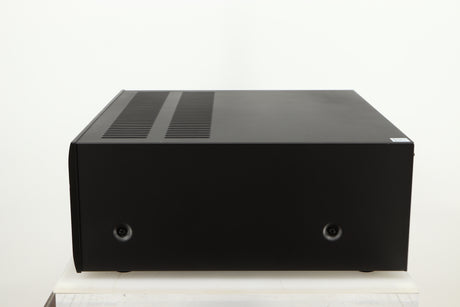 Right side view of a used Arcam AVR30 AV Amplifier in a grey finish