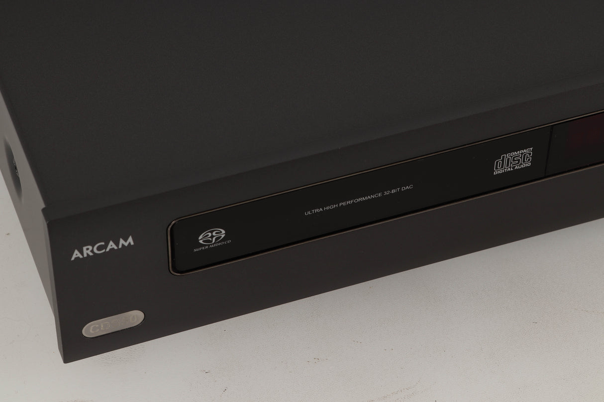 Close up view of a used Arcam CD550 CD Player / Streamer