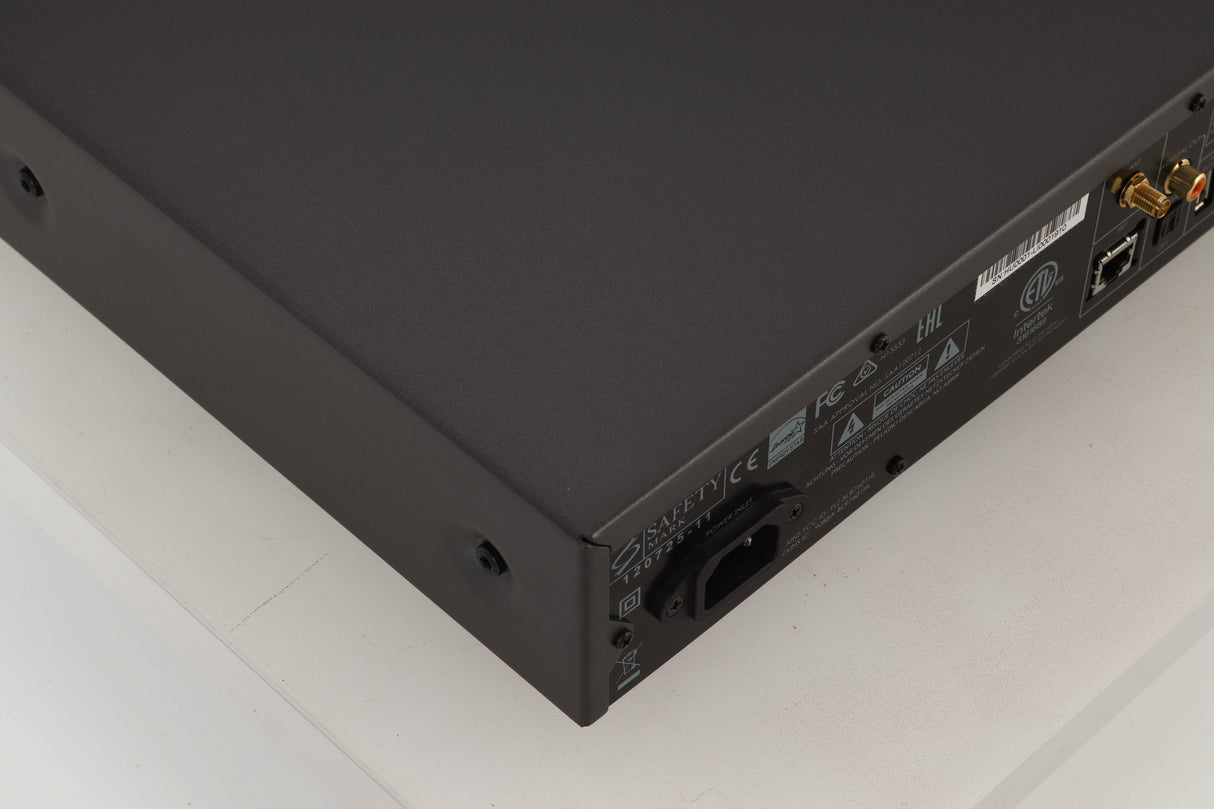 Rear left corner view of a used Arcam CD550 CD Player / Streamer