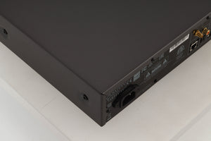 Rear left corner view of a used Arcam CD550 CD Player / Streamer
