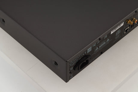 Rear left corner view of a used Arcam CD550 CD Player / Streamer