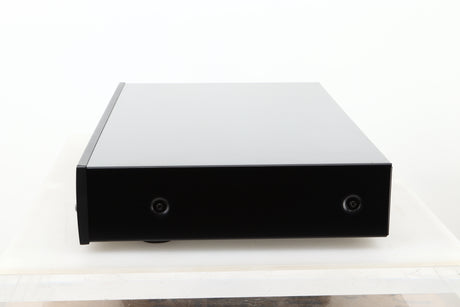 Side view of a used Arcam CD73T CD Player in Black finish